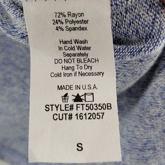 3 For$20 Jella C. Blue Shirt w/ button detsils on the back size S - Picture 3 of 6